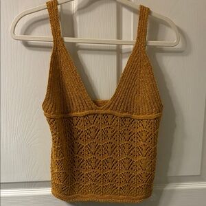 Molly Bracken Mustard Knit Camisole